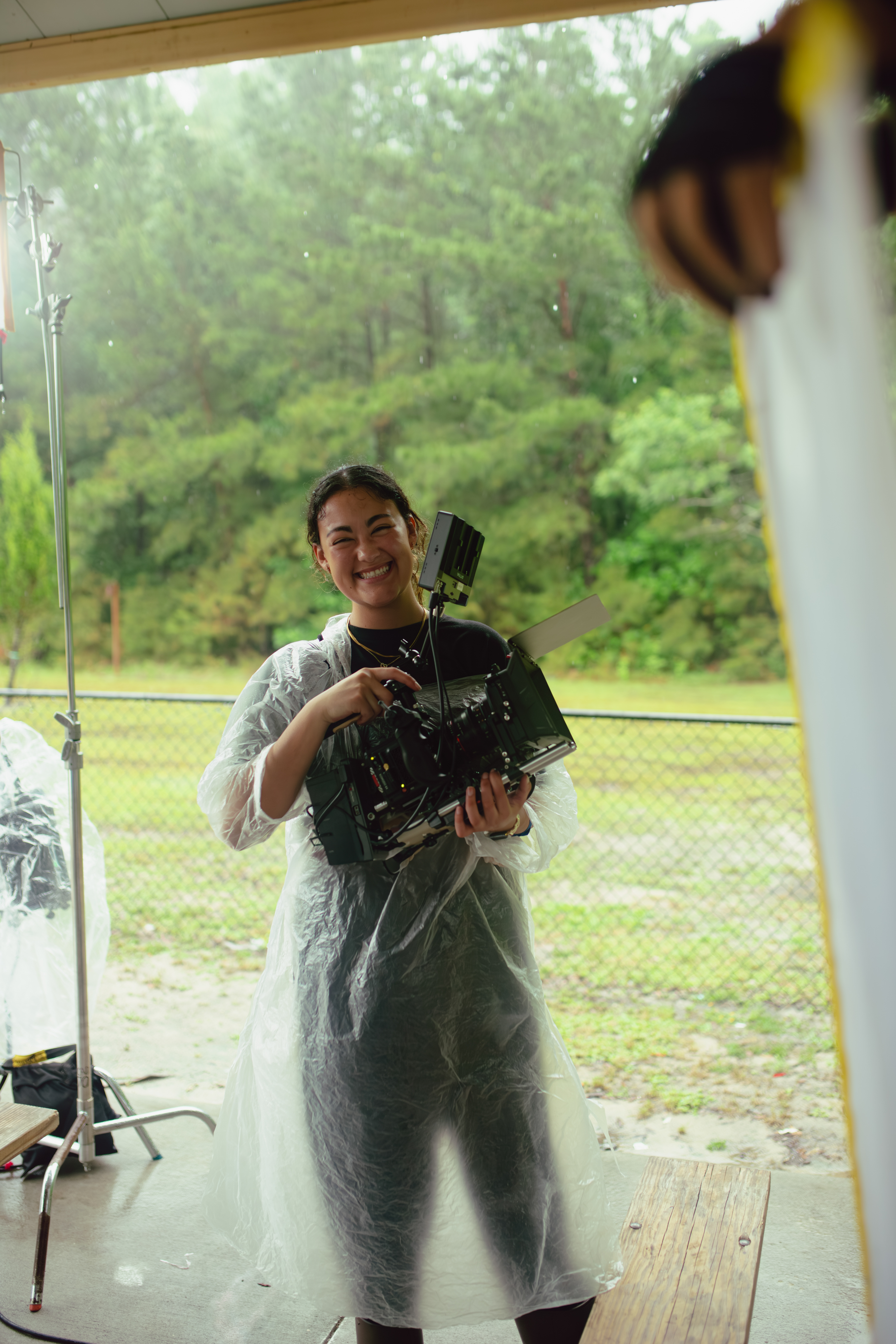 Behind the scenes with camera